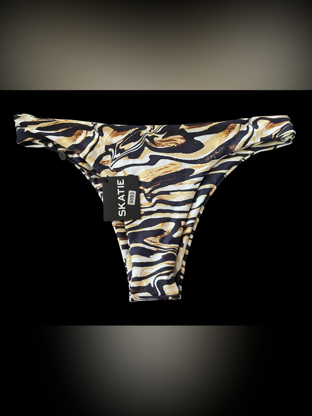 SKATIE Dylan Bikini Bottom NWT XL Animal Print Cheeky Swim Bottom $60 Retail